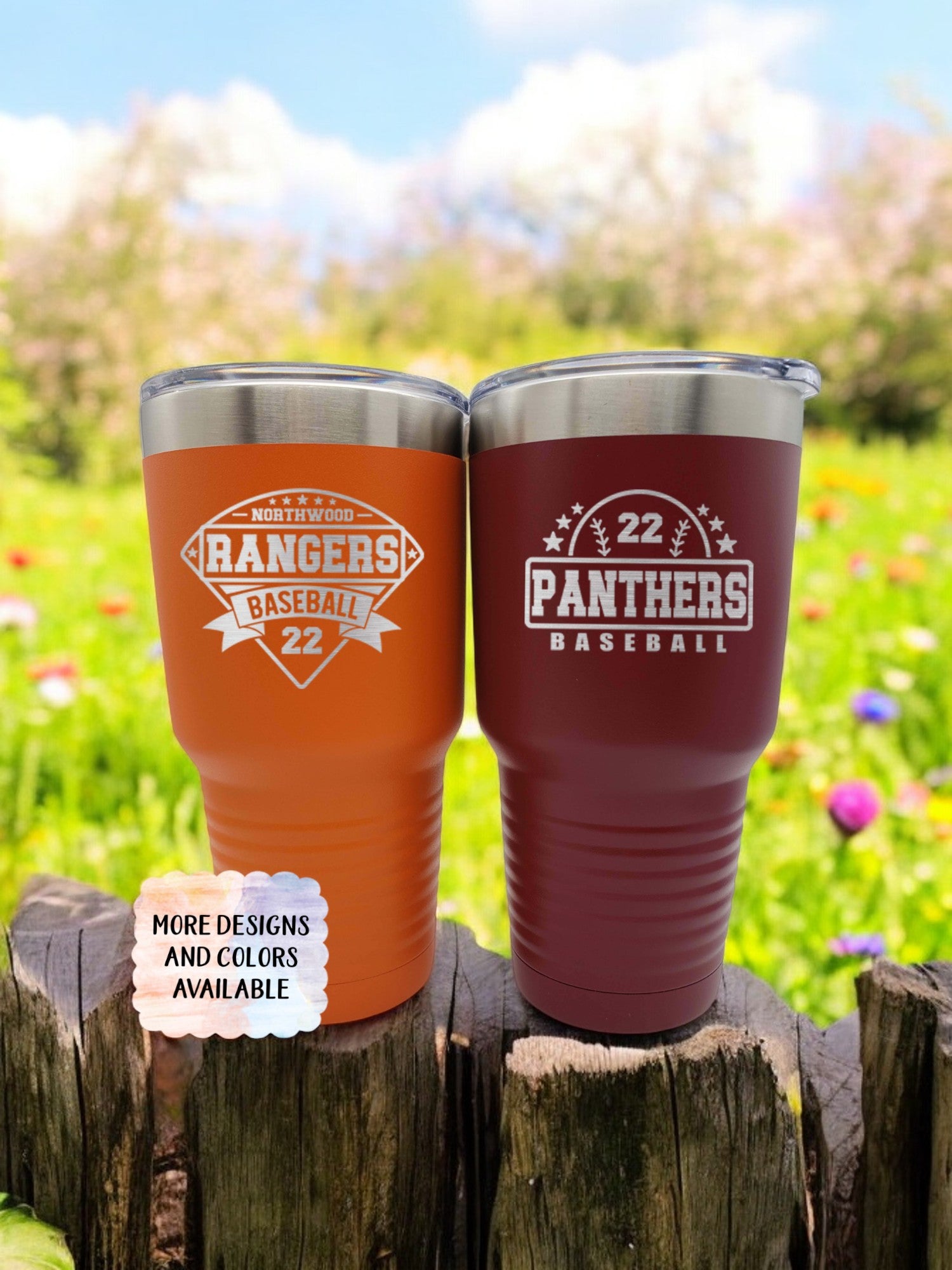 Baseball Mascot Engraved Polar Camel 30oz Tumbler by Sunny Box