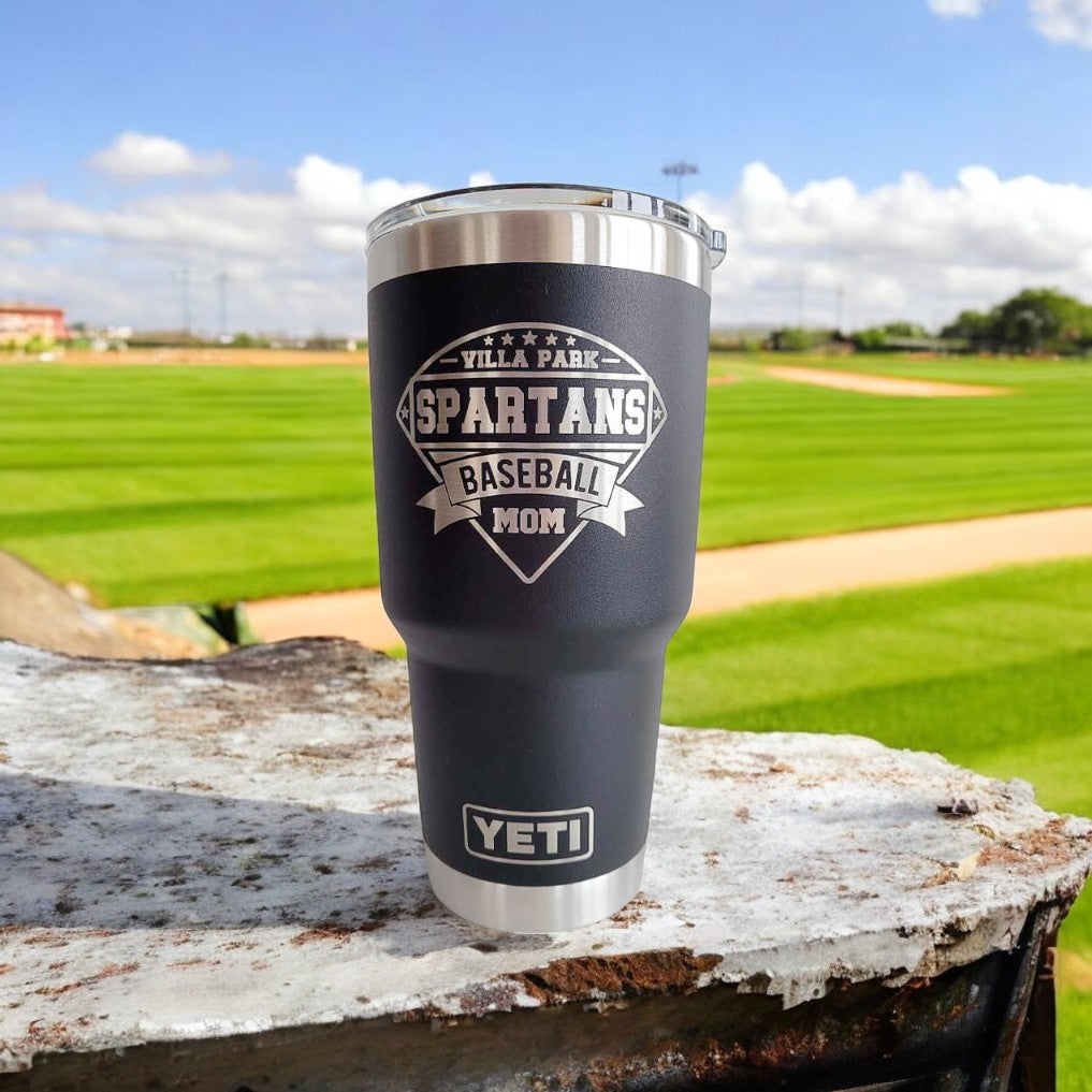 Baseball School Mascot - Engraved YETI Tumbler