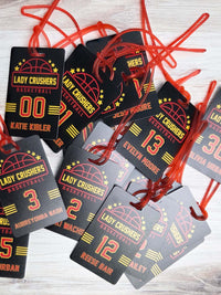 Basketball Team Sports Bag Tag
