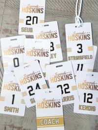 Team Logo Sports Bag Tag