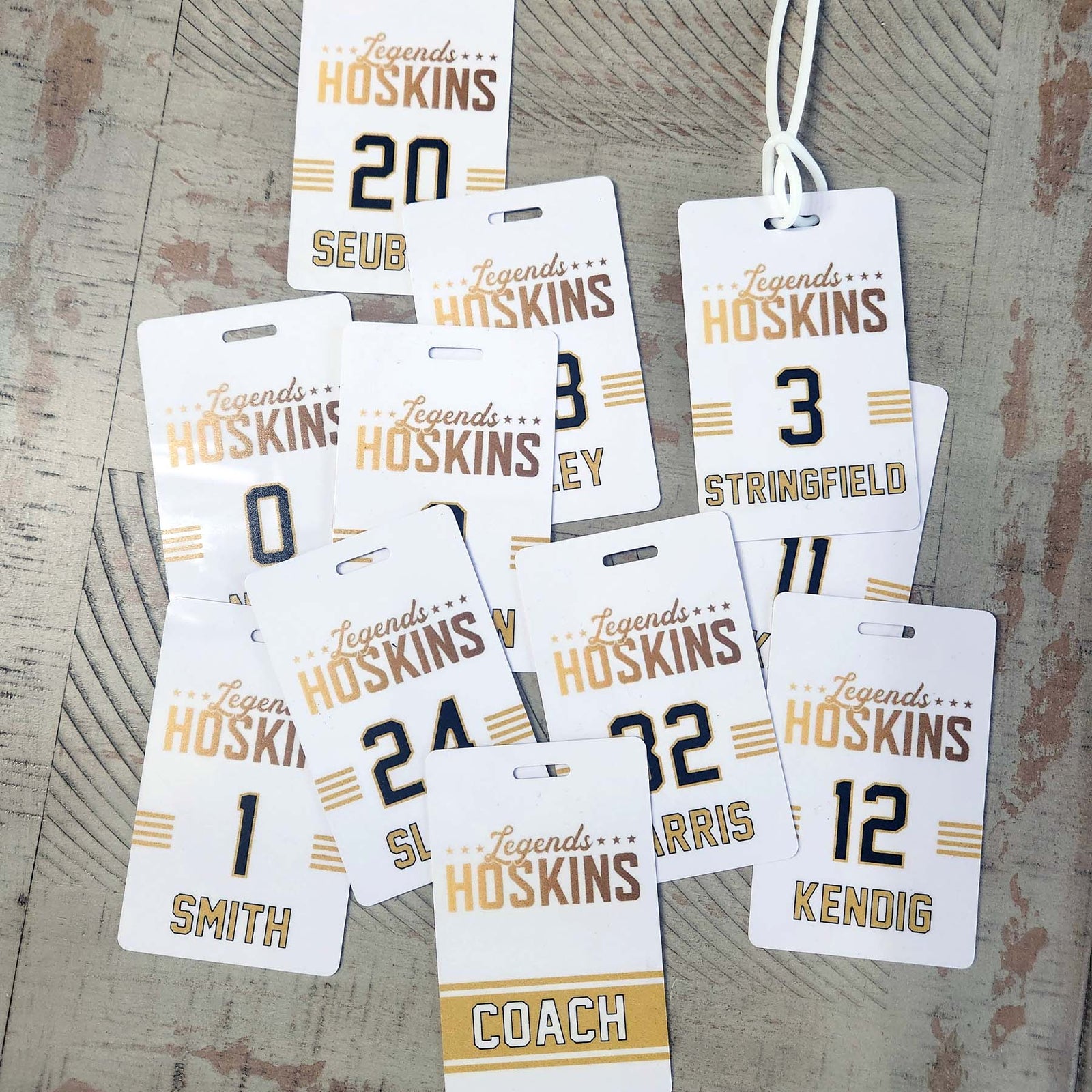 Team Logo Sports Bag Tag