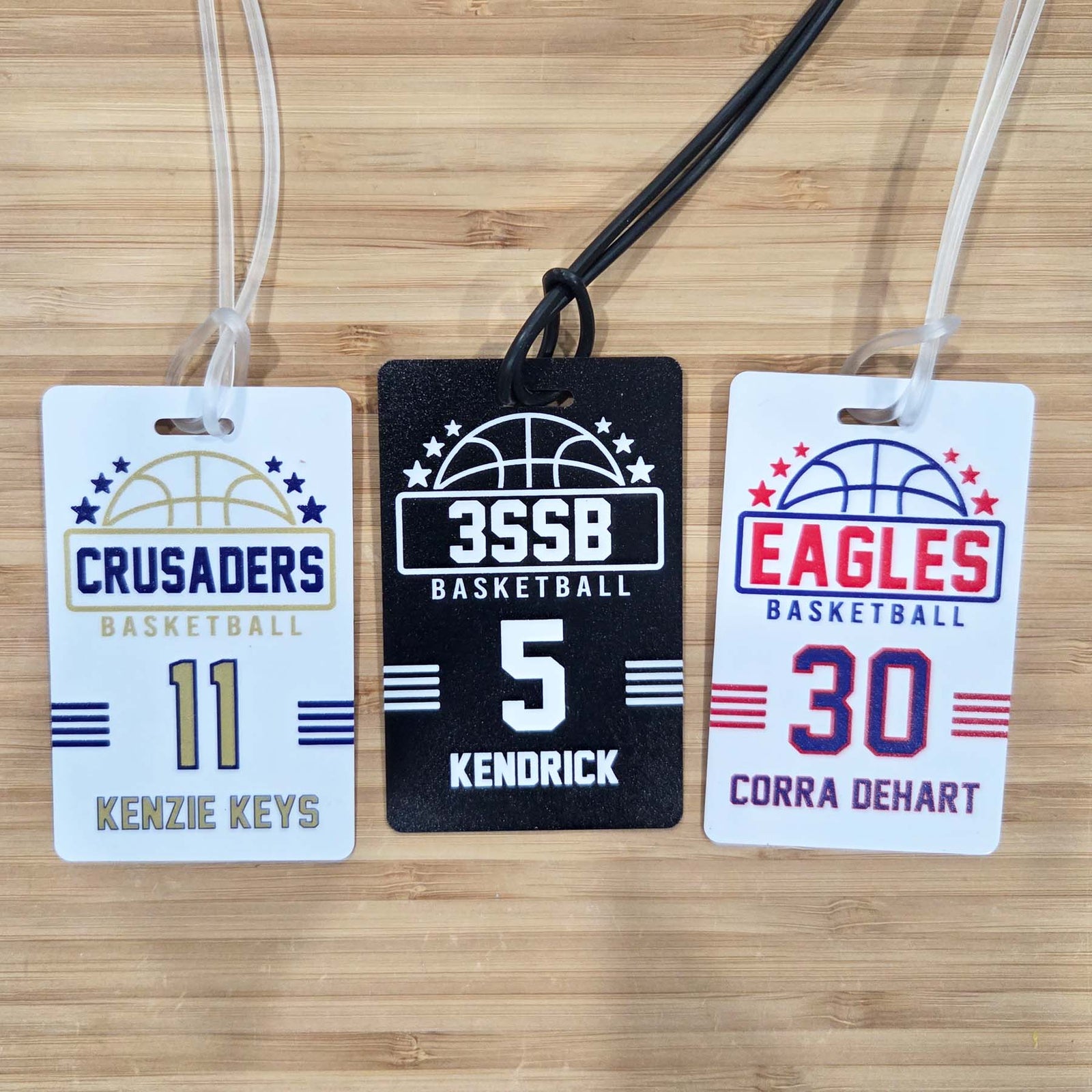Basketball Team Sports Bag Tag