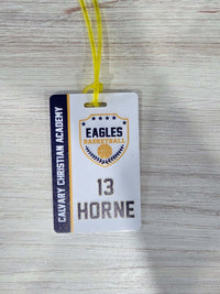 Basketball Team Sports Bag Tag