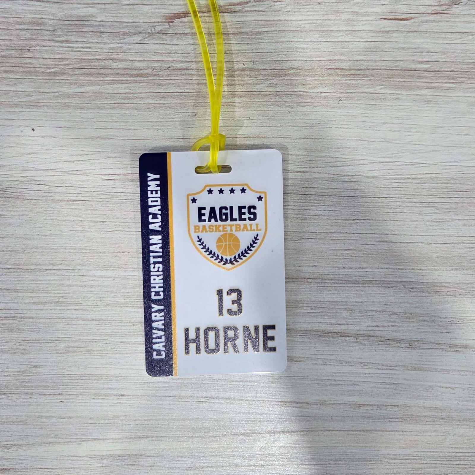 Basketball Team Sports Bag Tag