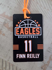 Basketball Team Sports Bag Tag