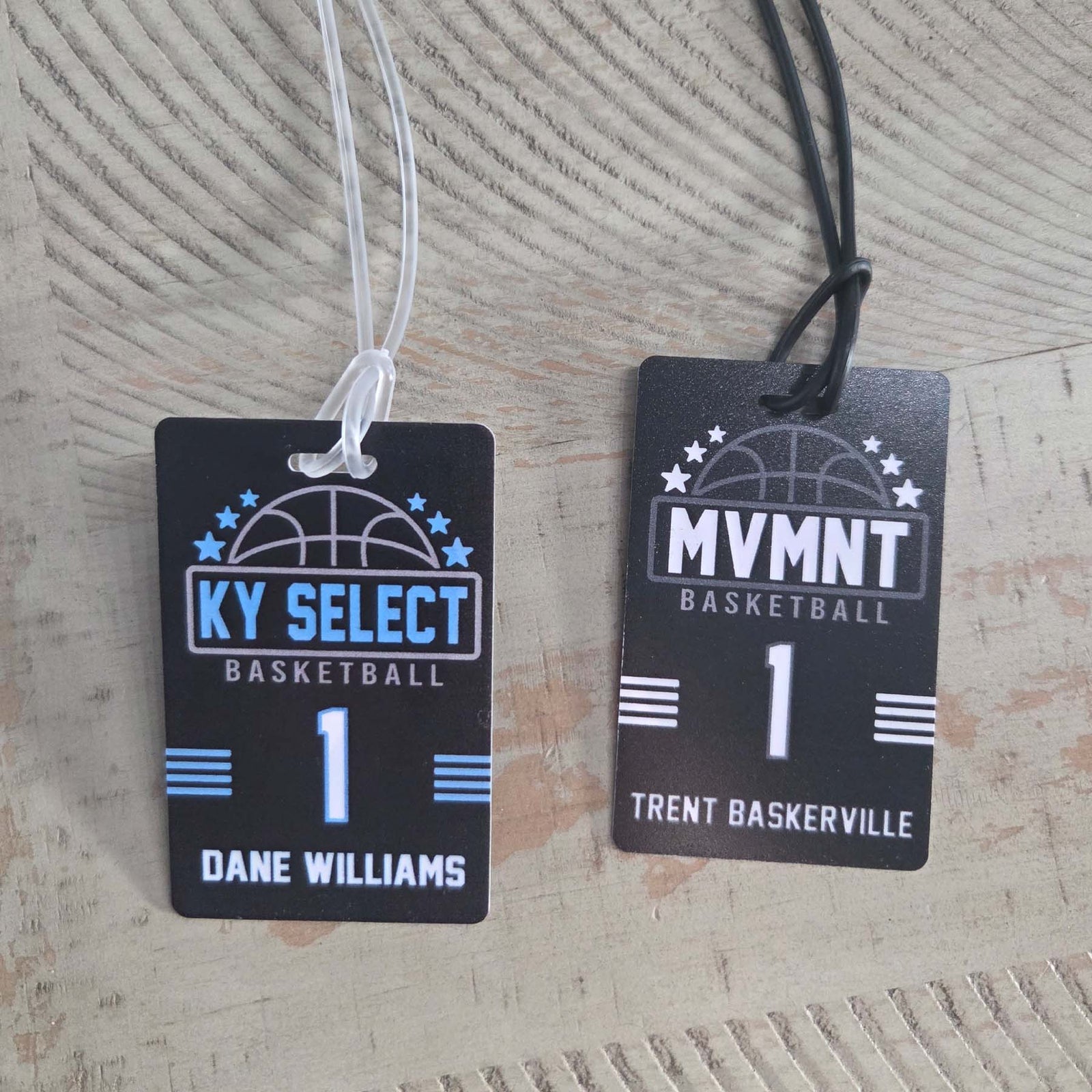 Basketball Team Sports Bag Tag