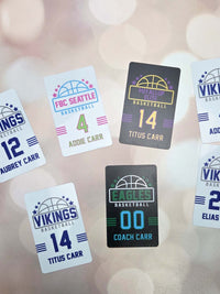 Basketball Team Sports Bag Tag