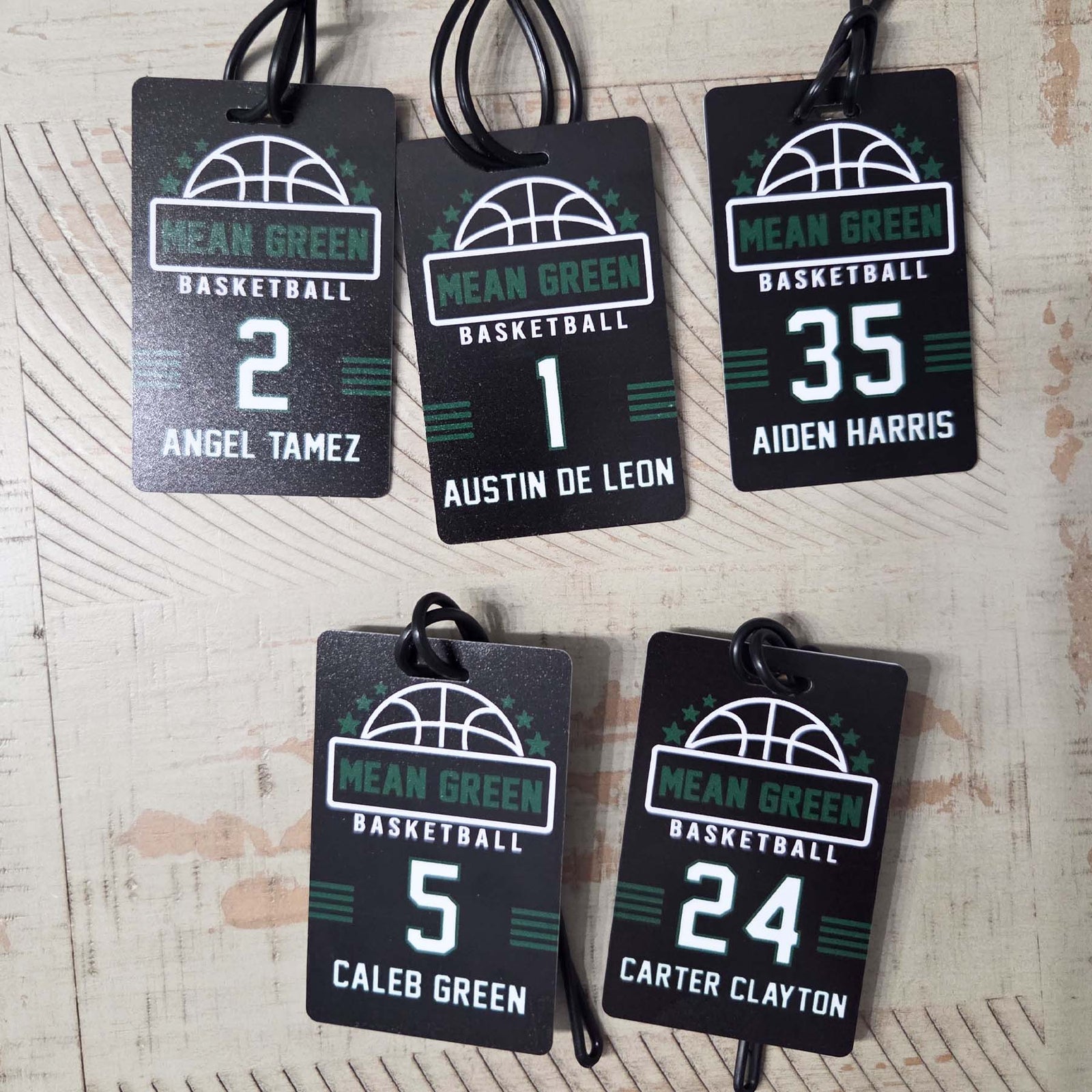 Basketball Team Sports Bag Tag