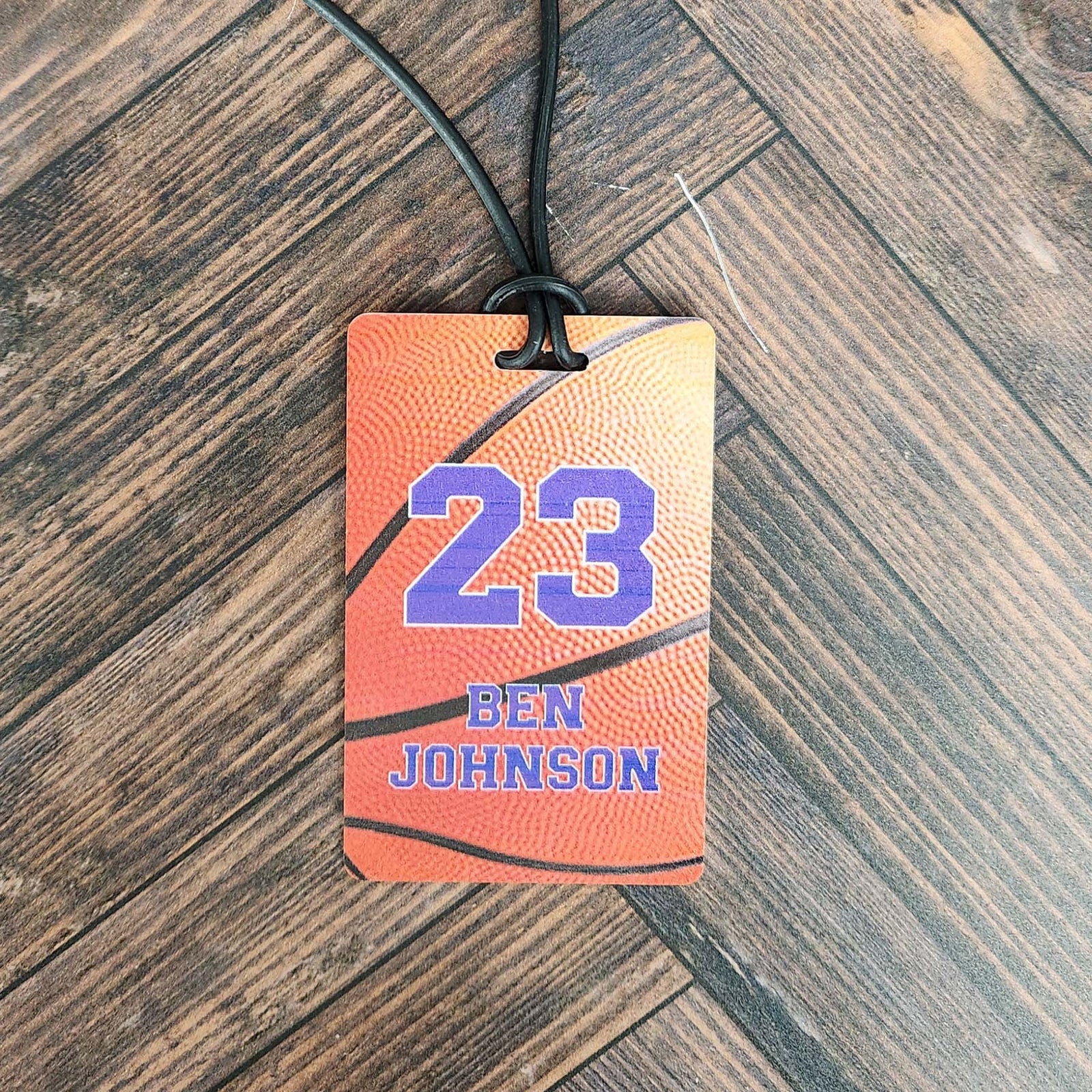 Personalized Basketball Bag Tag, Team Sports