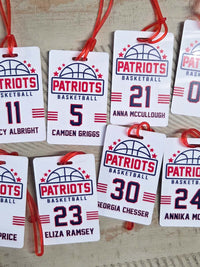 Basketball Team Sports Bag Tag