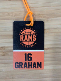 Basketball Team Sports Bag Tag-2