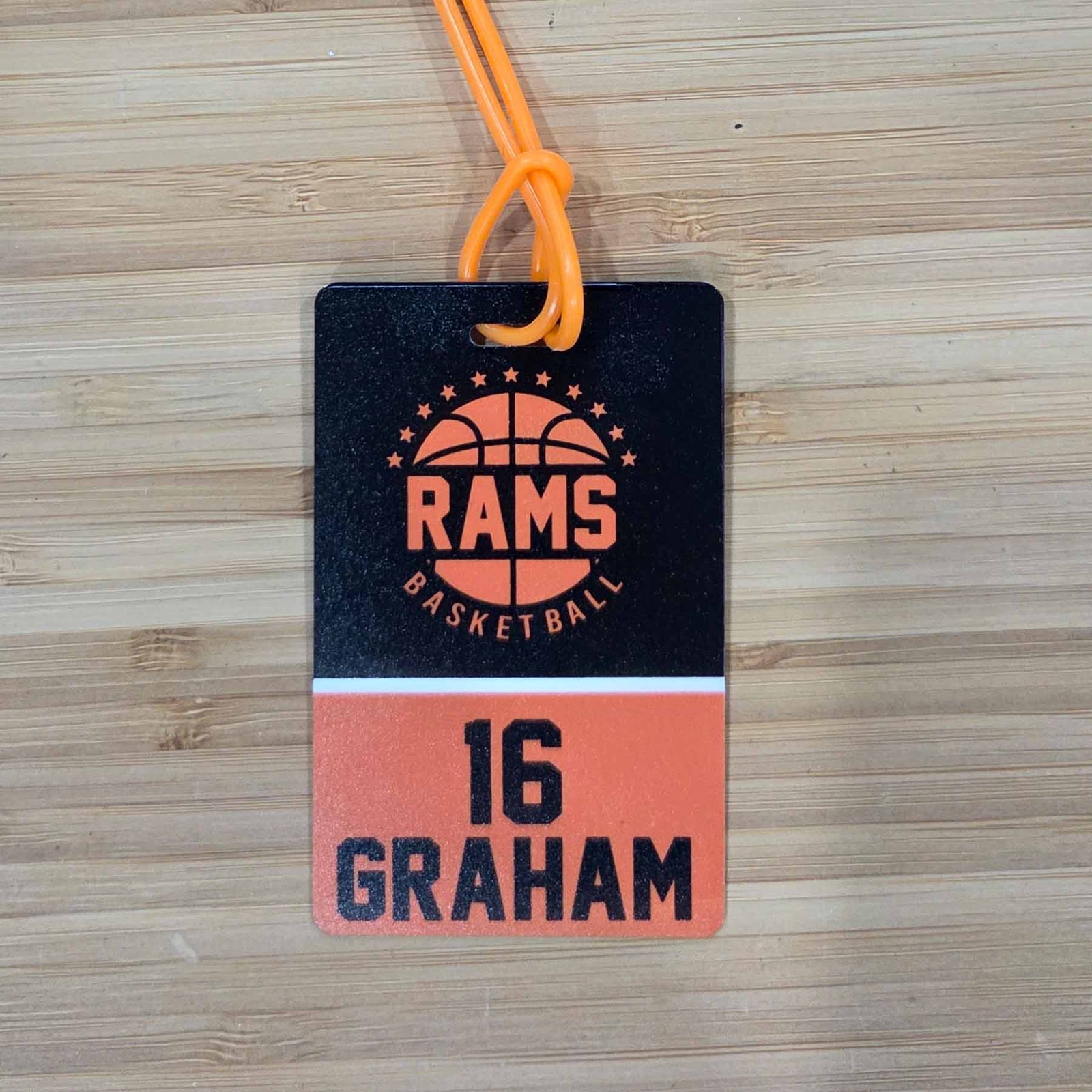 Basketball Team Sports Bag Tag-2