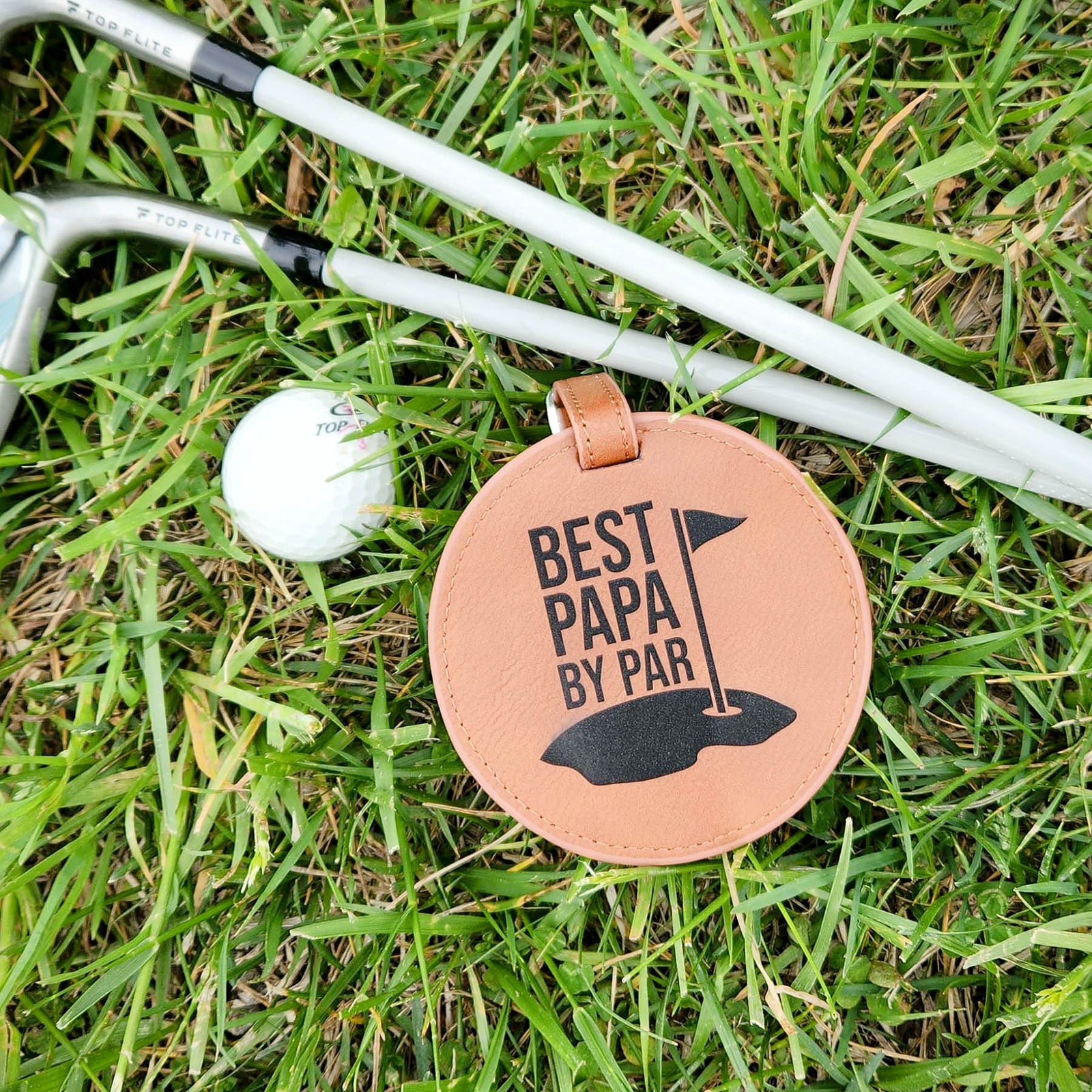 Personalized Golf Bag Tag Tee Holder by Sunny Box