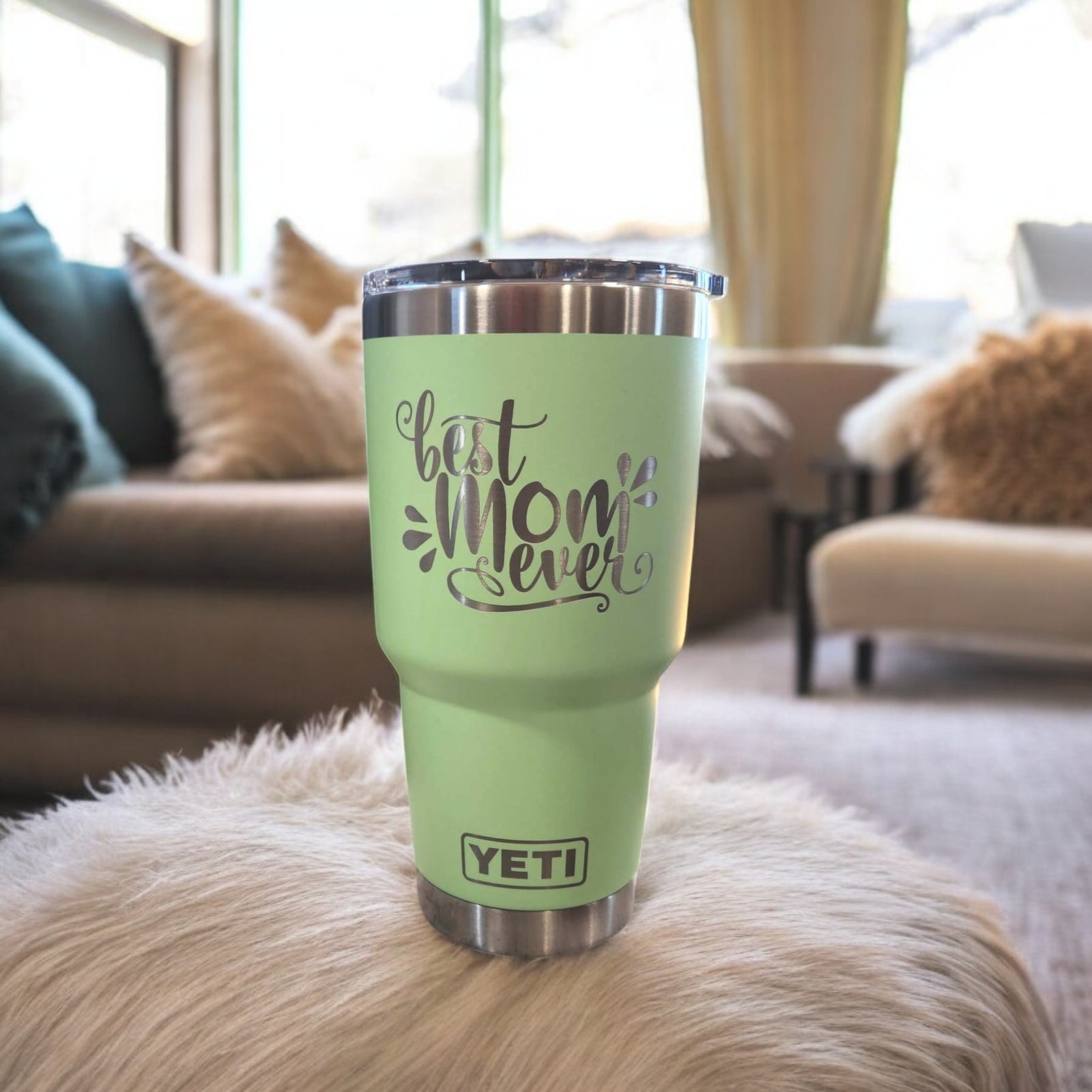 Best Mom Ever Engraved YETI Tumbler