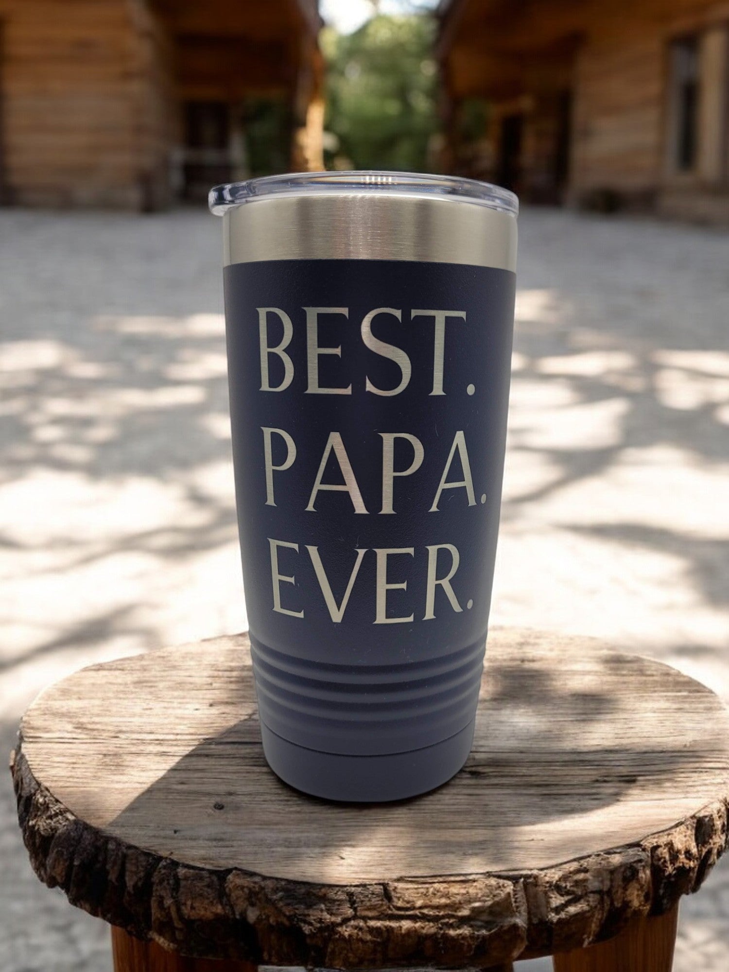 Best Papa Ever Engraved Polar Camel Tumbler