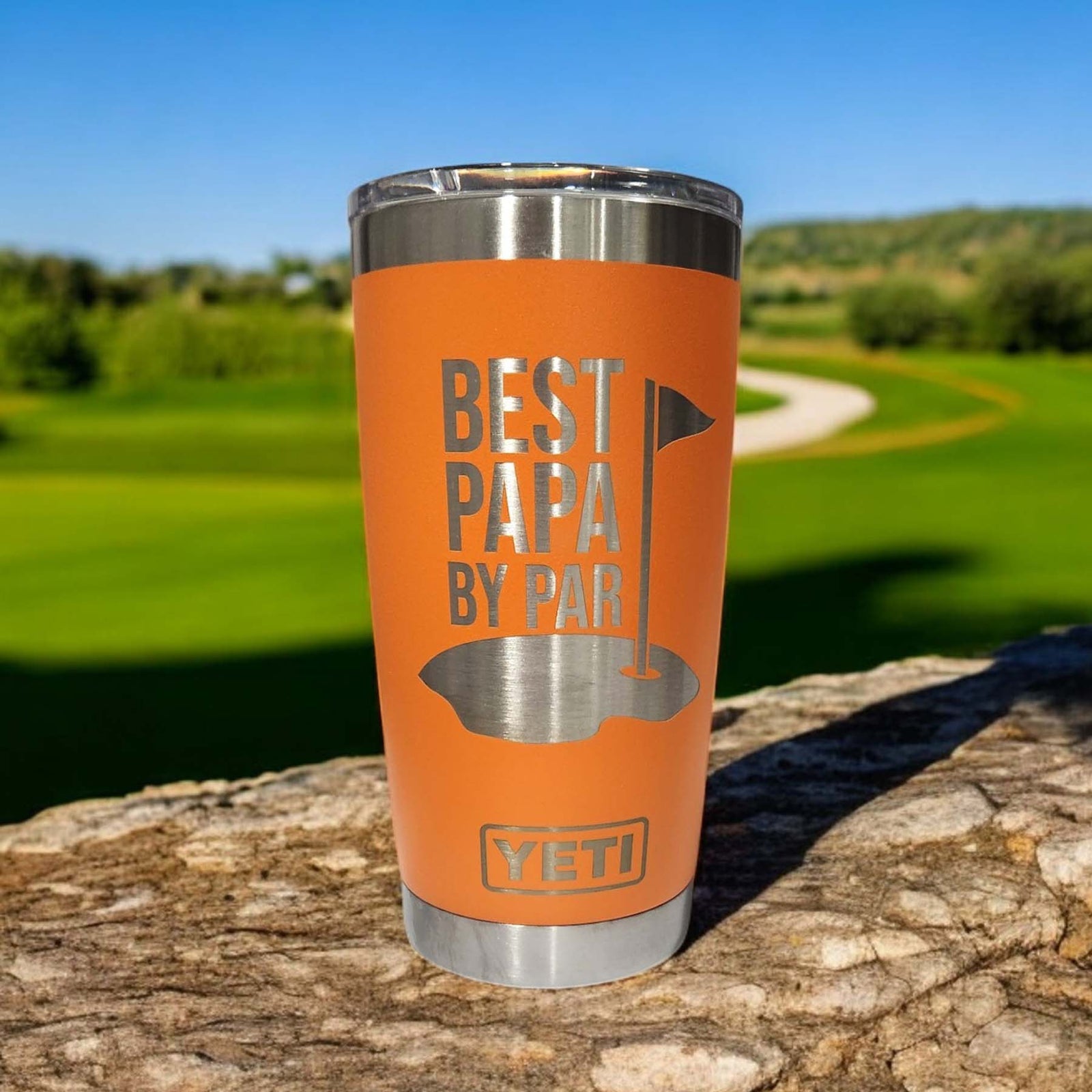 Best Papa By Par - Custom Engraved YETI