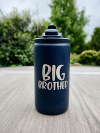 Big Brother Engraved 12oz Water Bottle Navy by Sunny Box