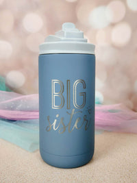 Big Sister Engraved 12oz Kids Water Bottle