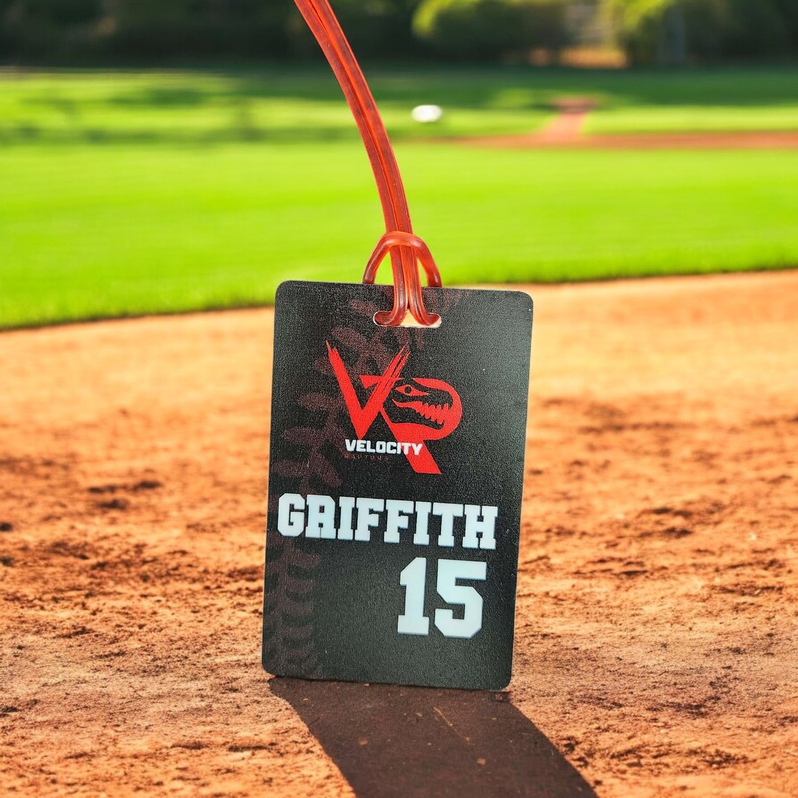 Baseball/Softball Team Logo Sports Bag Tag
