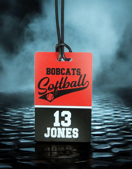 Softball Team Sports Bag Tag