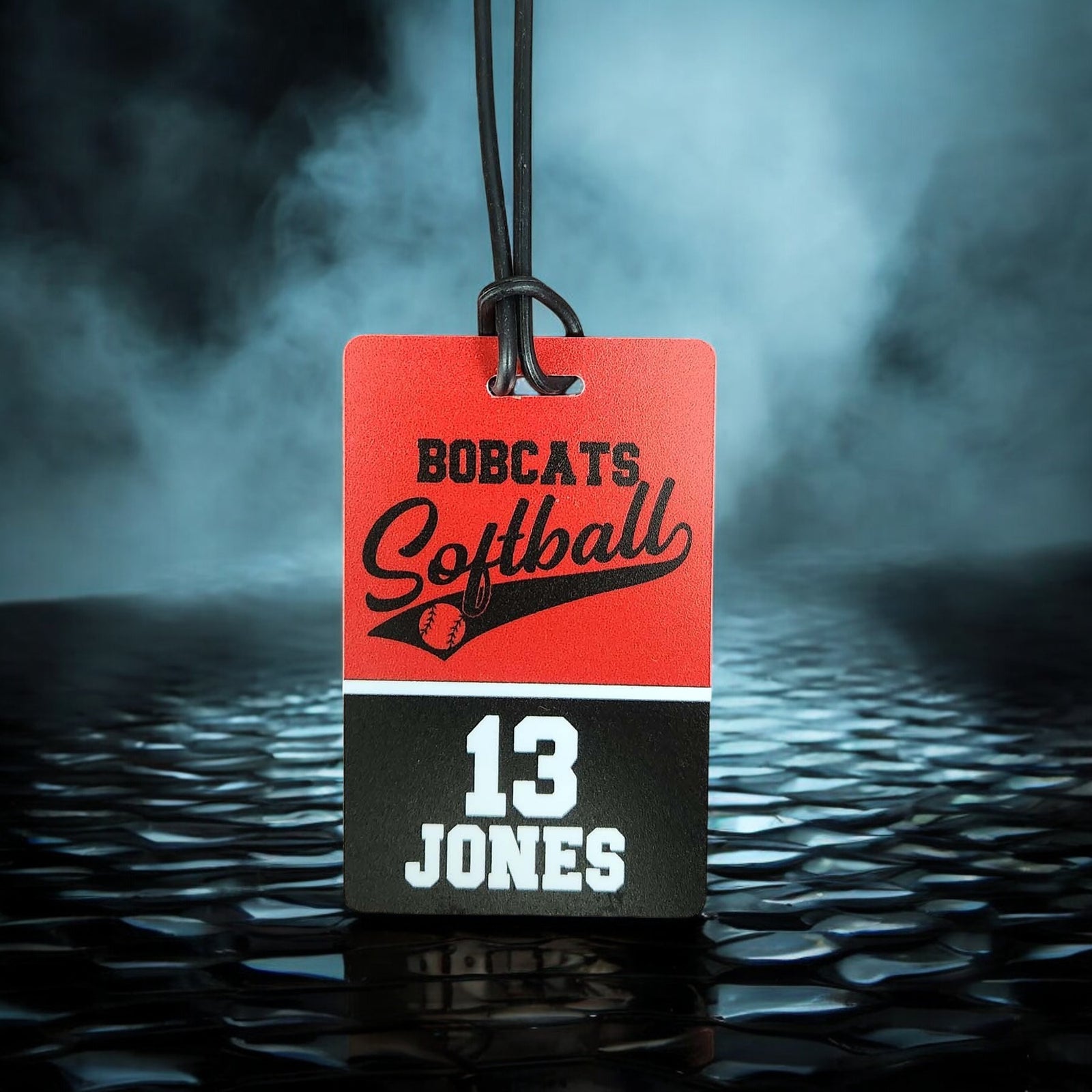 Softball Team Sports Bag Tag