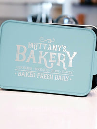 Personalized Engraved Cake Pan Teal - Sunny Box