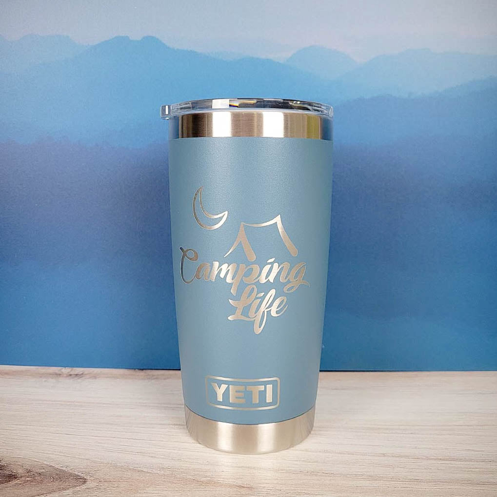 Camping Life Engraved YETI Tumbler