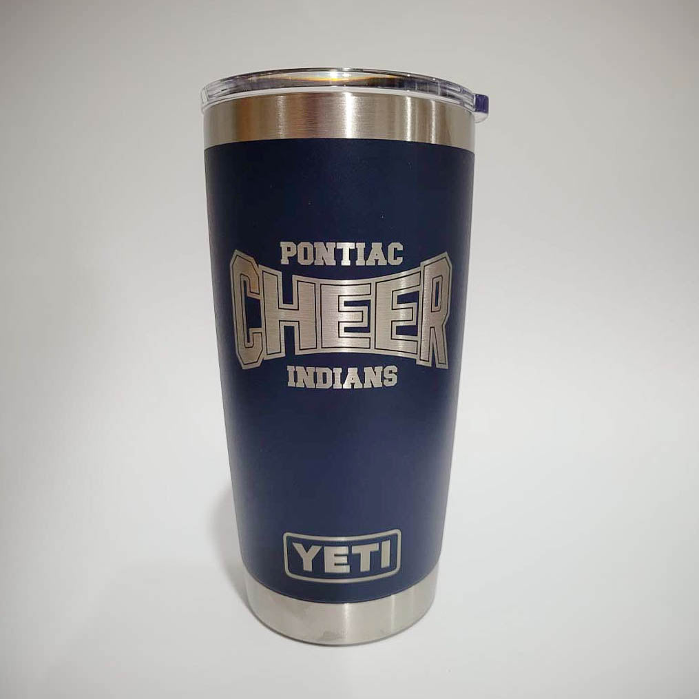 Cheerleading School Mascot - Engraved YETI Tumbler