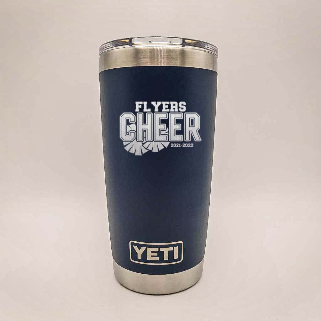 Cheerleading School Mascot - Engraved YETI Tumbler