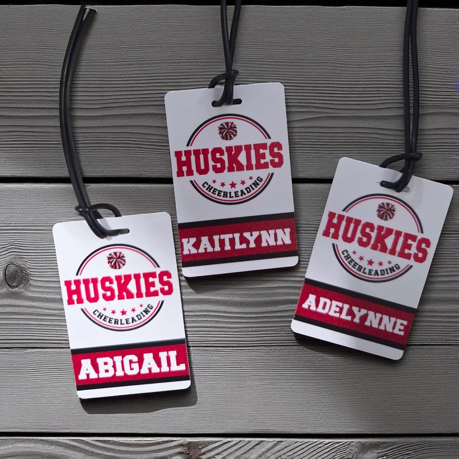 Cheer Team Sports Bag Tag Mascot2