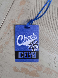 Cheer Team Sports Bag Tag