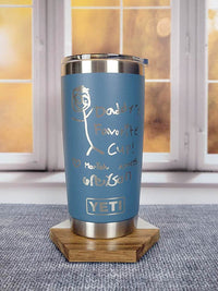 Child's Handwriting or Drawing Laser Engraved YETI Tumbler