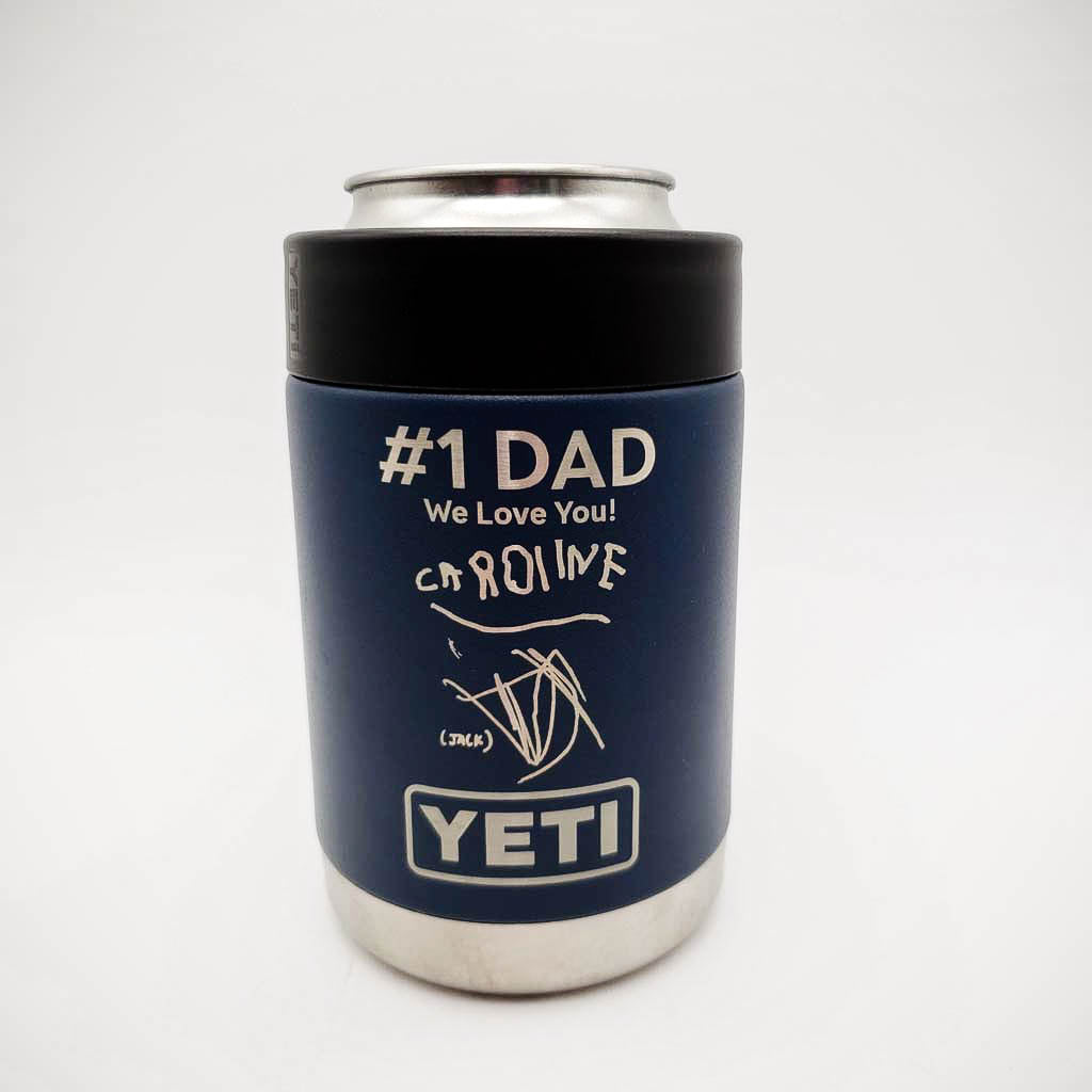 Child's Handwriting or Drawing Laser Engraved YETI Tumbler