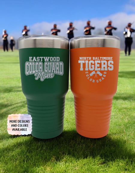 Color Guard - Engraved Polar Camel Tumbler or Water Bottle