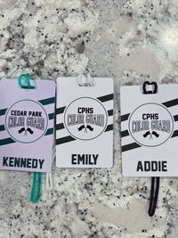 Color Guard Team Sports Bag Tag