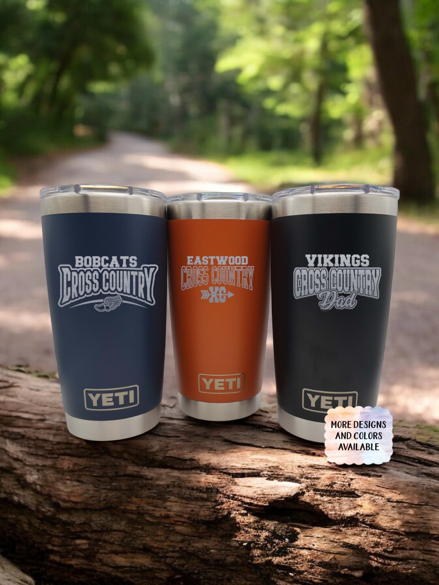 Cross Country School Mascot - Engraved YETI Tumbler