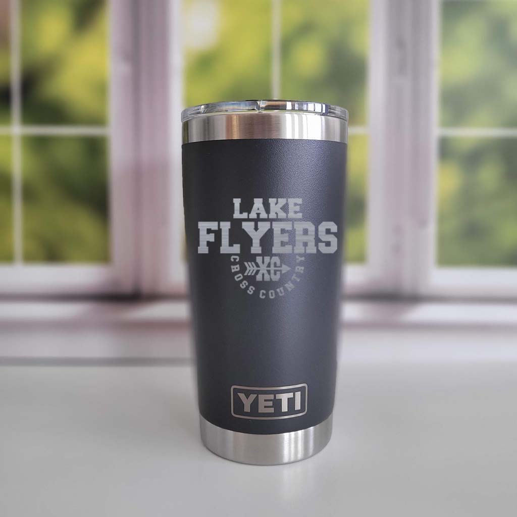 Cross Country School Mascot - Engraved YETI Tumbler