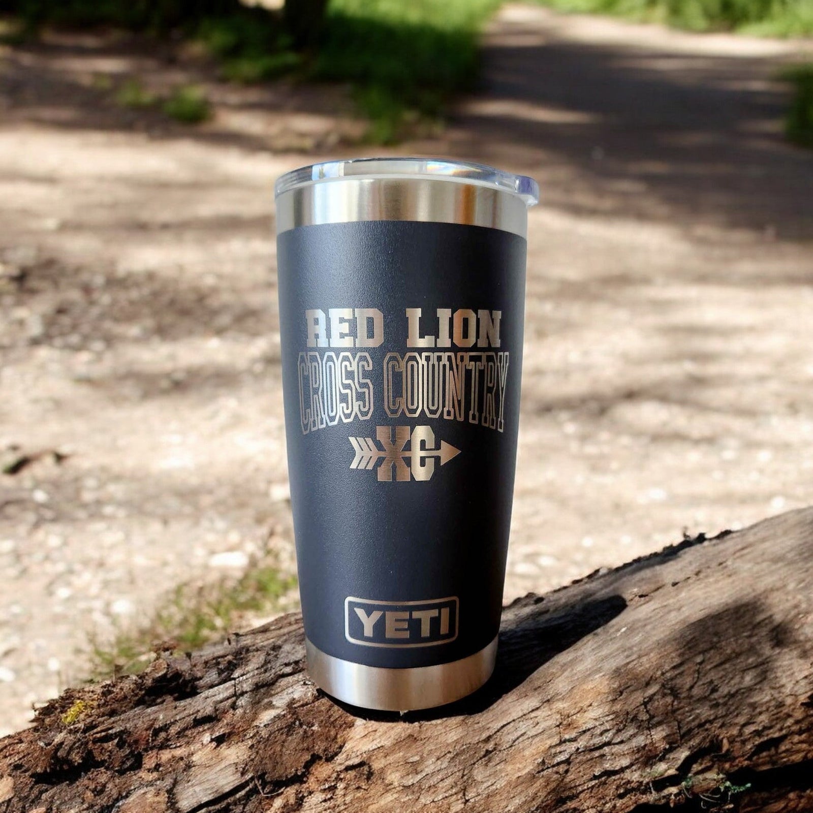 Cross Country School Mascot - Engraved YETI Tumbler
