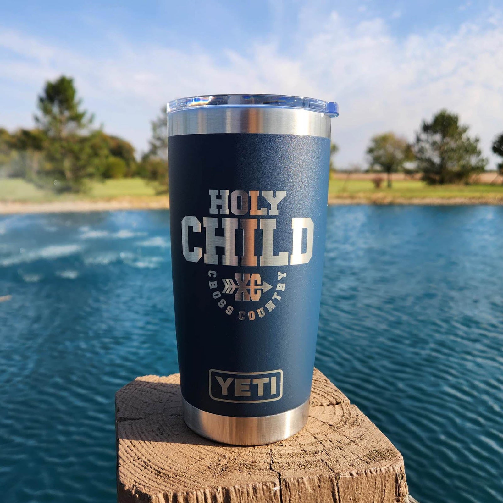 Cross Country School Mascot - Engraved YETI Tumbler
