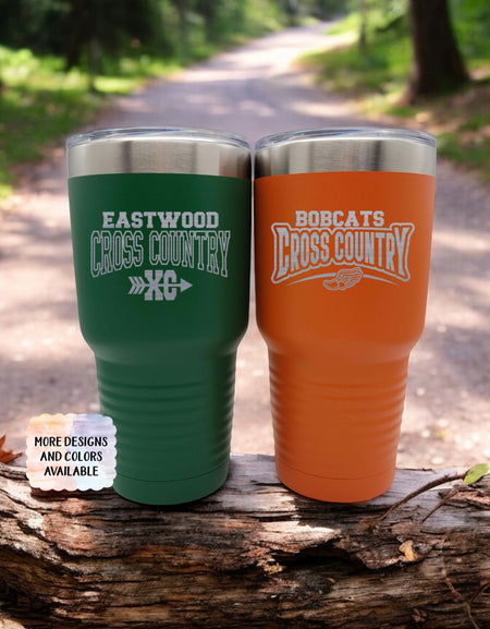 Cross Country - Engraved Polar Camel Tumbler or Water Bottle