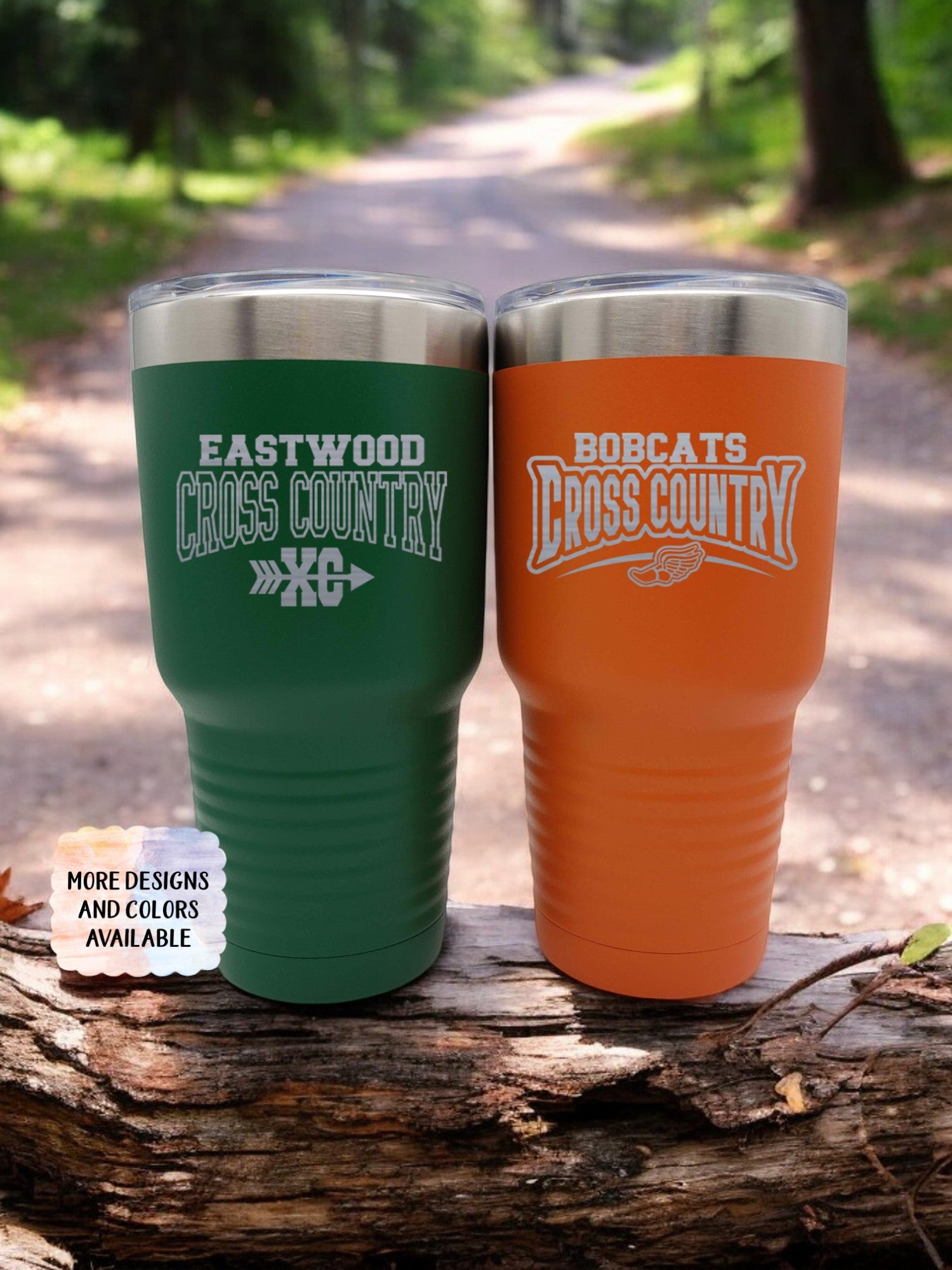 Cross Country - Engraved Polar Camel Tumbler or Water Bottle