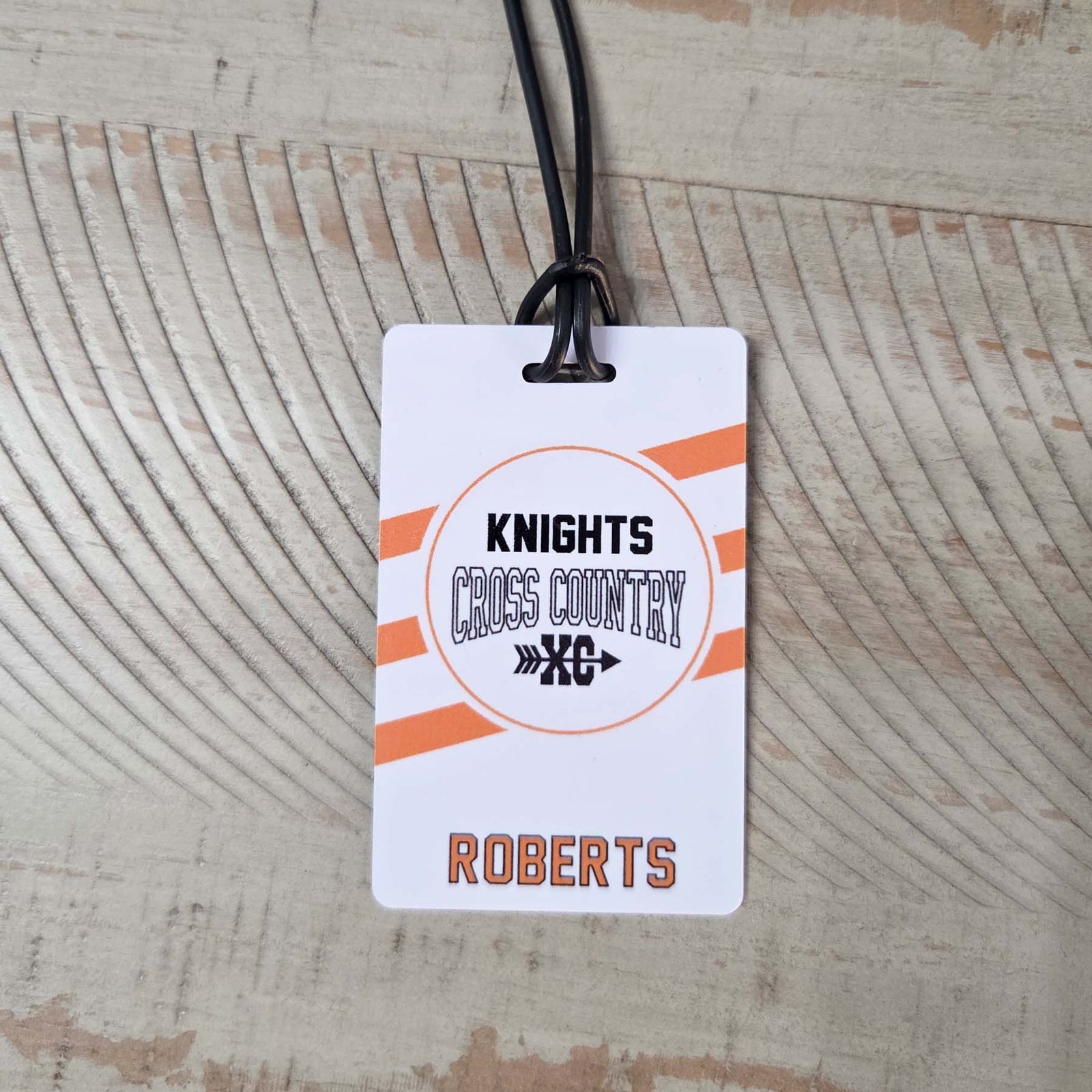 Cross Country Team Sports Bag Tag