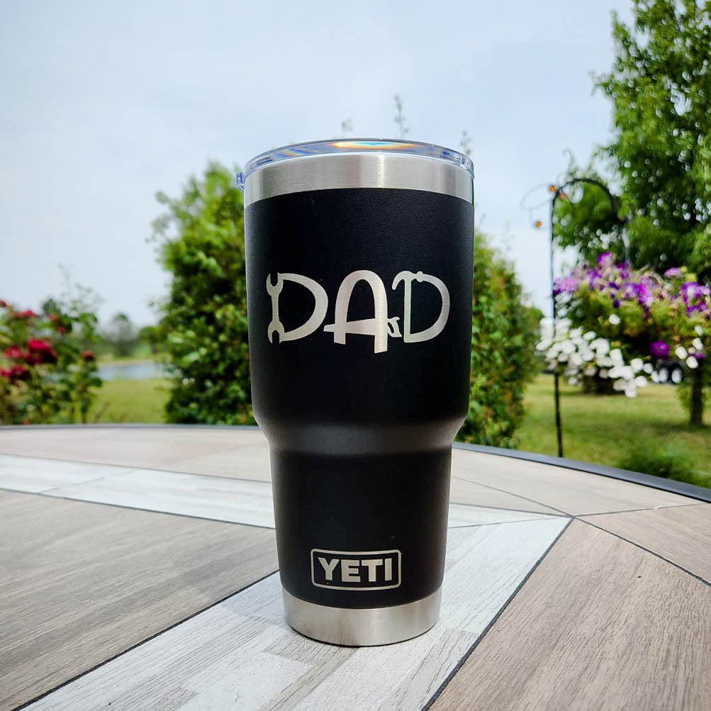 Dad - Tools Engraved YETI Tumbler