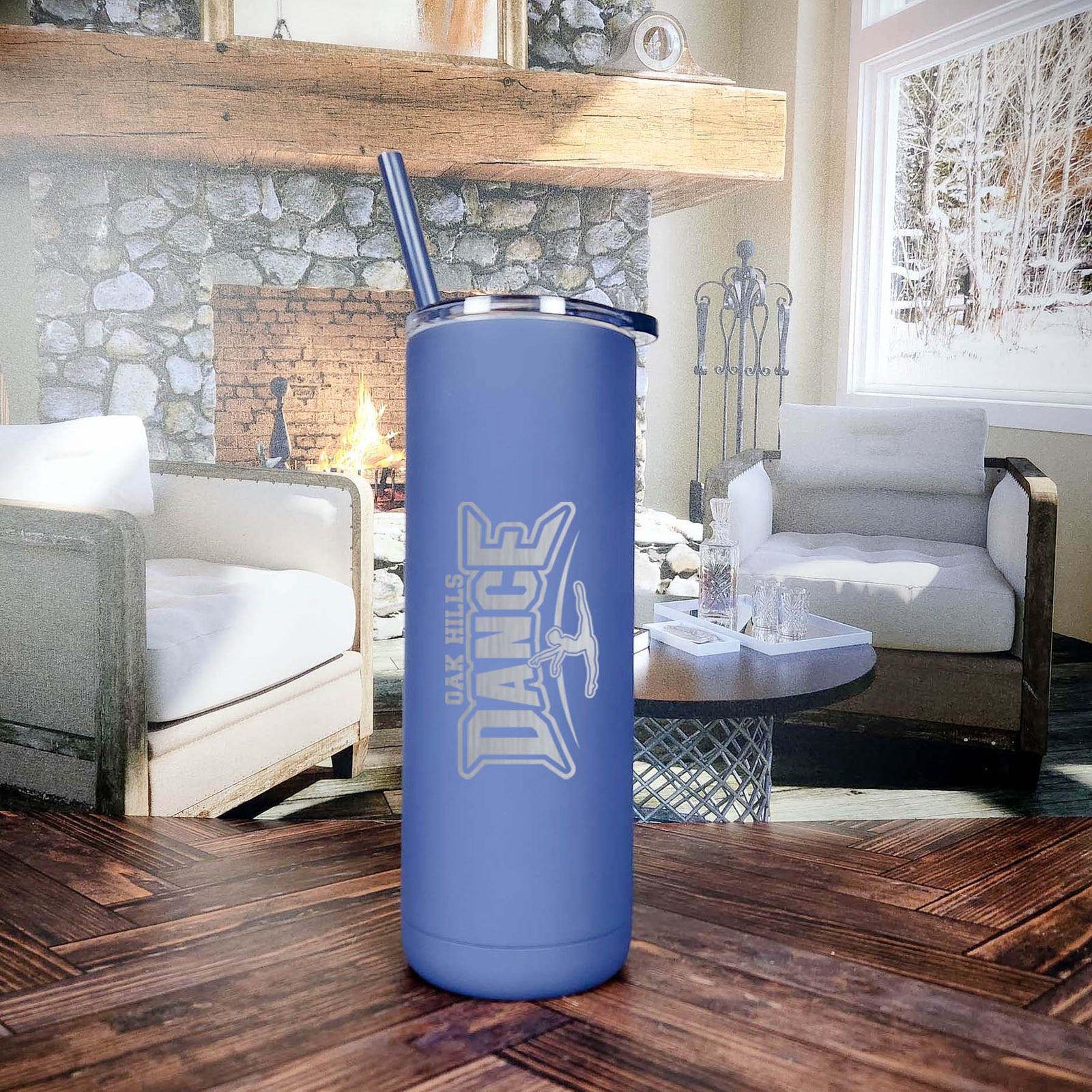 Dance Team Engraved 20oz Skinny Tumbler
