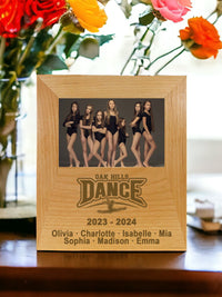 Dance Team Wood Wide Picture Frame
