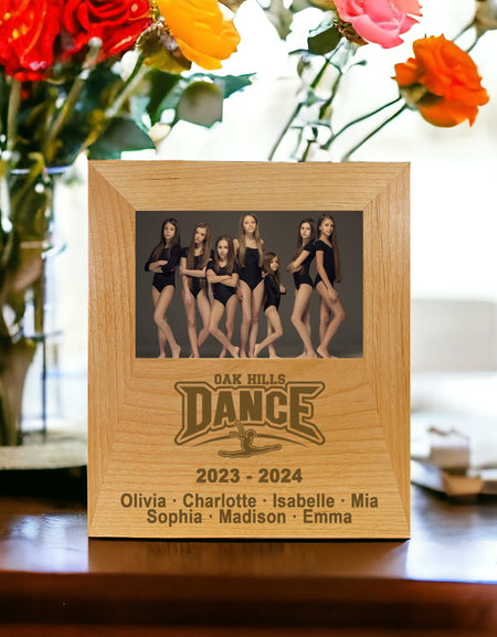 Dance Team Wood Wide Picture Frame