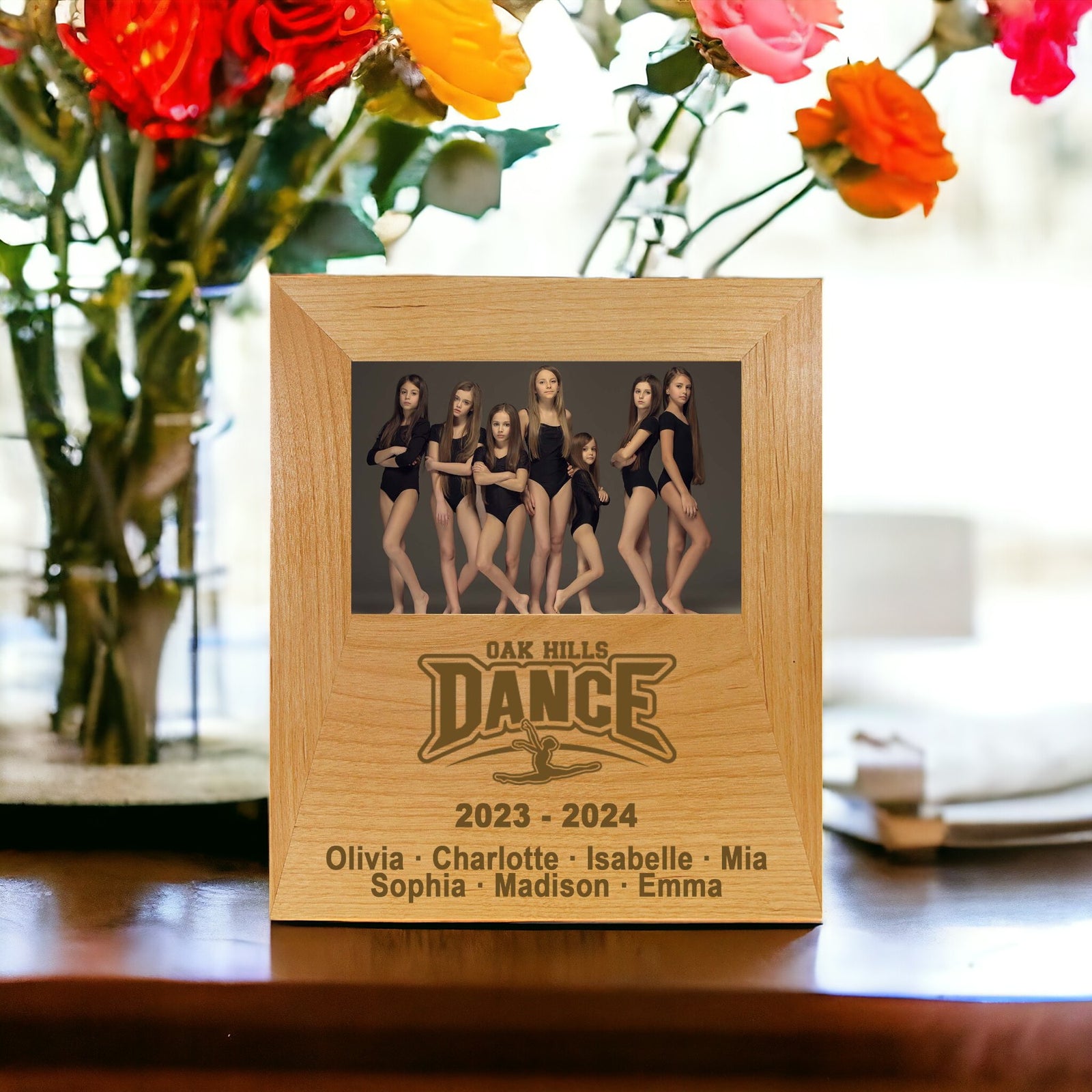 Dance Team Wood Wide Picture Frame