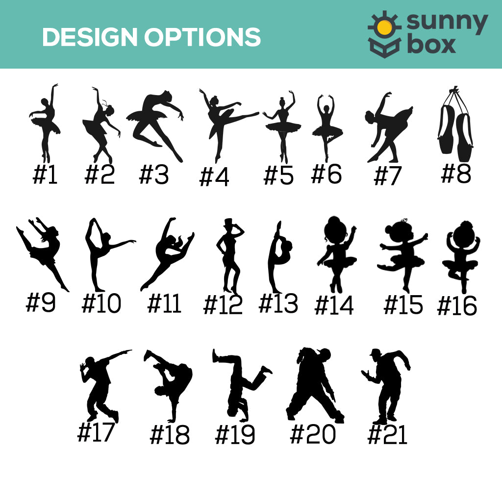 Dance Team Sports Bag Tag