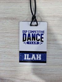 Dance Team Sports Bag Tag2