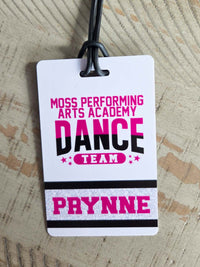 Dance Team Sports Bag Tag2